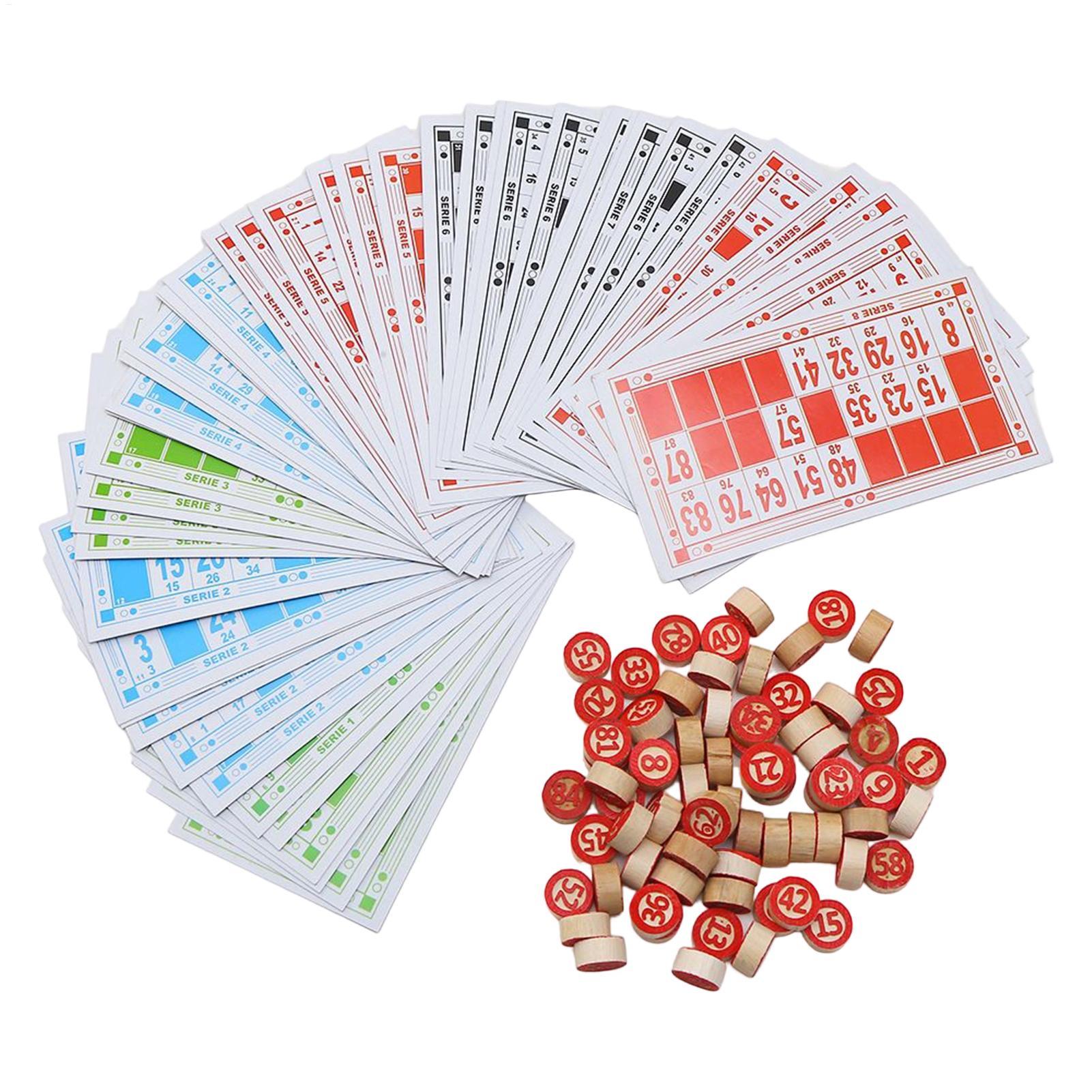 Vintage Collectible Playing Cards - Bingo-Kartenspiel Lehrreiches Interaktives Vintage-Bingo-Schach für Erwachsene