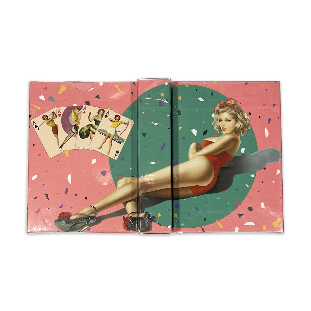 Vintage Collectible Playing Cards - Wunderschöne süße Mädchen-Kollektion, Spielkarten, Pokerdeck, 54-Karten,