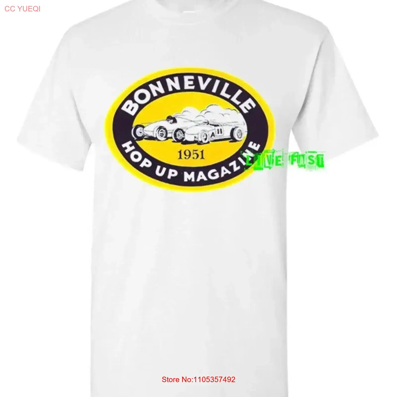 Collectible Vintage T Shirts - BONNEVILLE SALT FLATS 1951 T-Shirt Hot