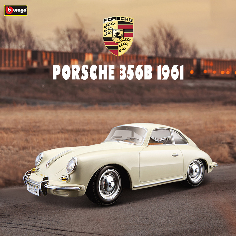 Vintage Collectible Cars - Bburago 1:24 Oldtimer 1961 Porsche 356b