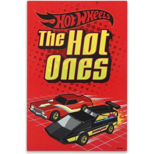 Vintage Collectible Cars - Hot Wheels The Hot Ones Blechschild