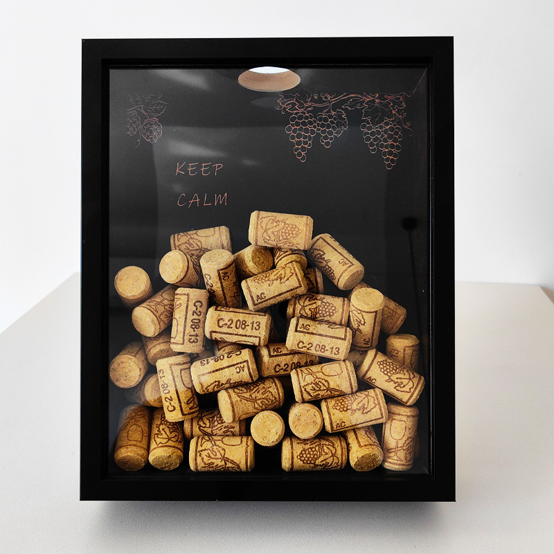 Rotwein Kork Display Rahmen Ho – Vintage Collectible Bottles Bewertung und Preis