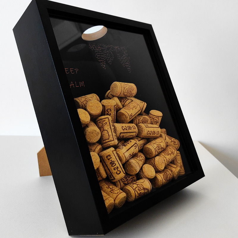 Rotwein Kork Display Rahmen Ho – Vintage Collectible Bottles Bewertung und Preis
