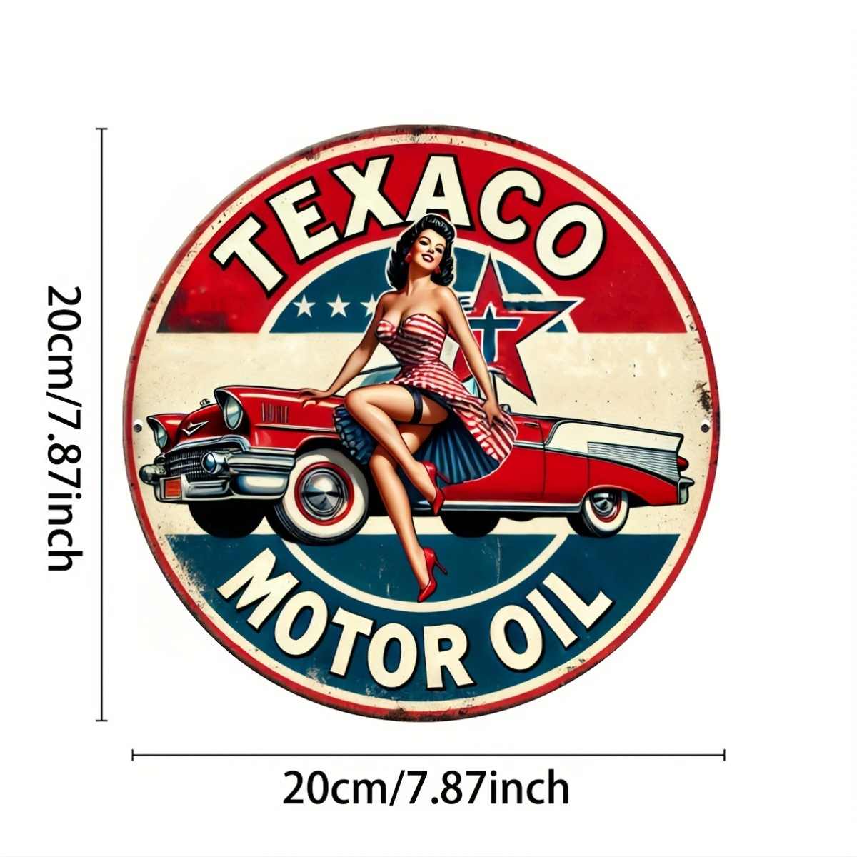 Texaco Motor Oil Vintage Alumi – Vintage Collectible Signs Bewertung und Preis