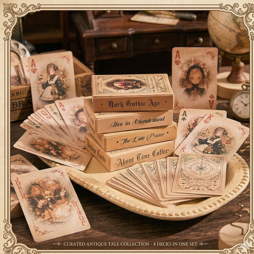 Vintage Märchen-Mädchen Spielk – Vintage Collectible Playing Cards Bewertung und Preis