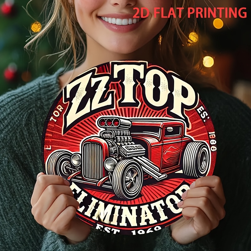 2D Flat, 1 Stück ZZ Top Elimin – Vintage Collectible Signs Bewertung und Preis