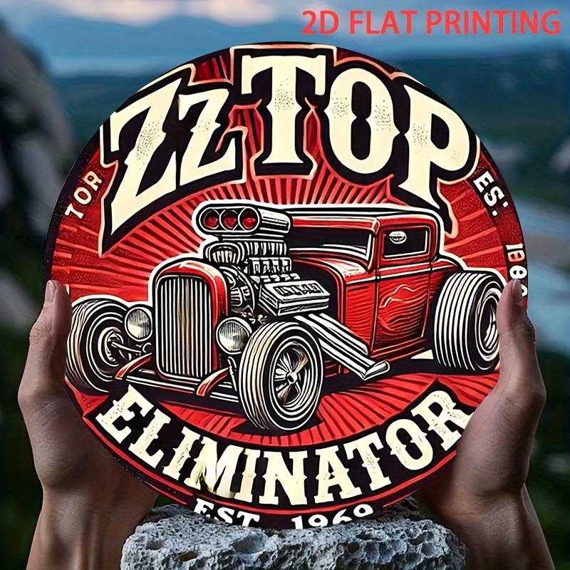 2D Flat, 1 Stück ZZ Top Elimin – Vintage Collectible Signs Bewertung und Preis