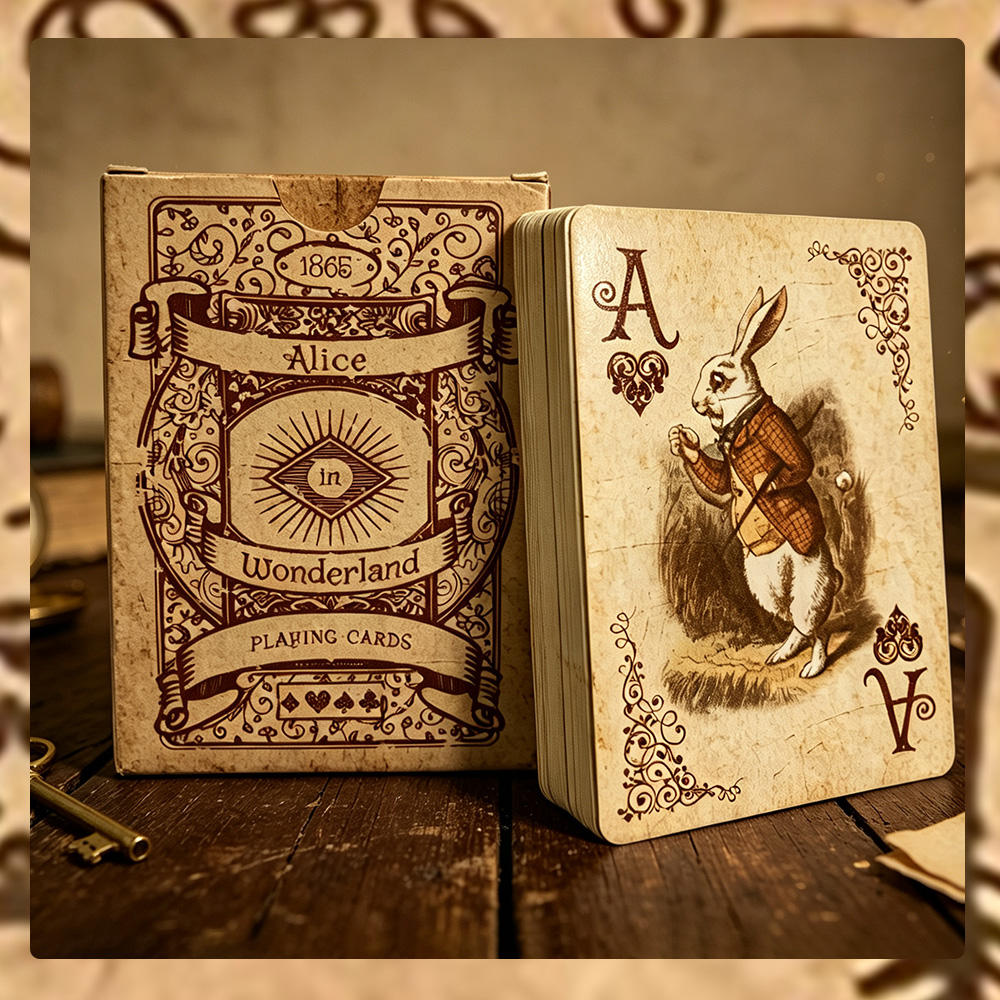 1 Set/2 Sets Alice Vintage Pap – Vintage Collectible Playing Cards Bewertung und Preis
