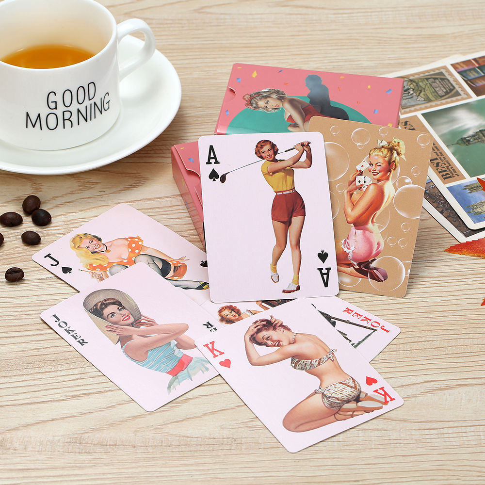 Vintage Sexy Bikini Beauty Spi – Vintage Collectible Playing Cards Bewertung und Preis