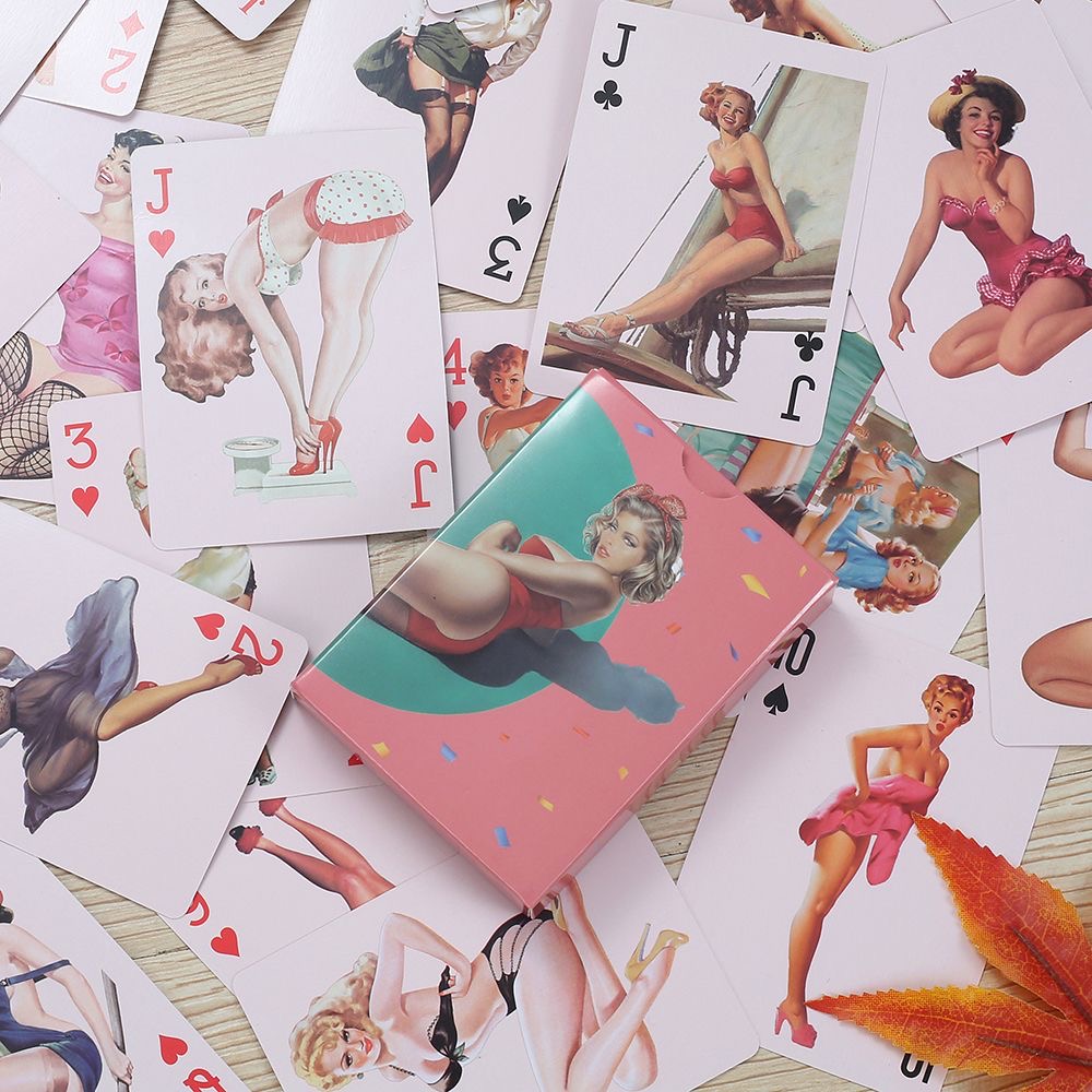Vintage Sexy Bikini Beauty Spi – Vintage Collectible Playing Cards Bewertung und Preis