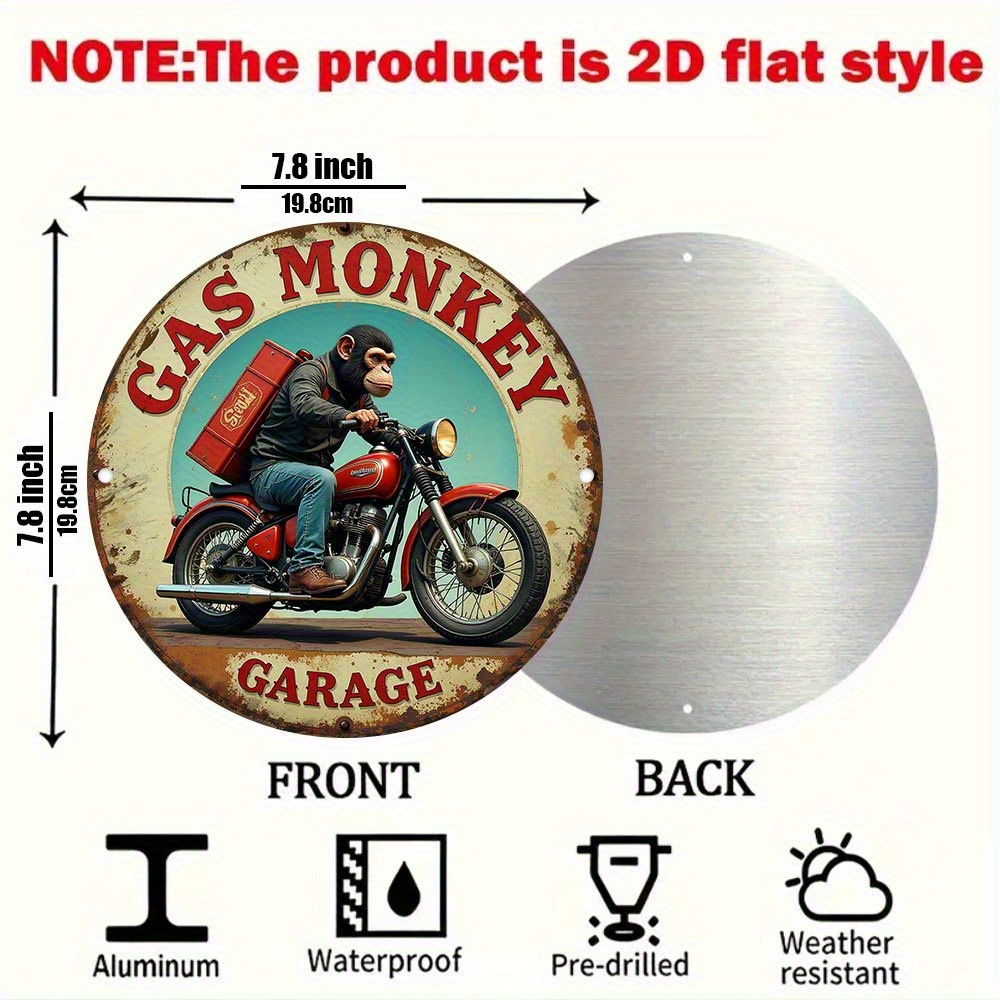 Vintage Gas Monkey Garage Wand – Vintage Collectible Signs Bewertung und Preis