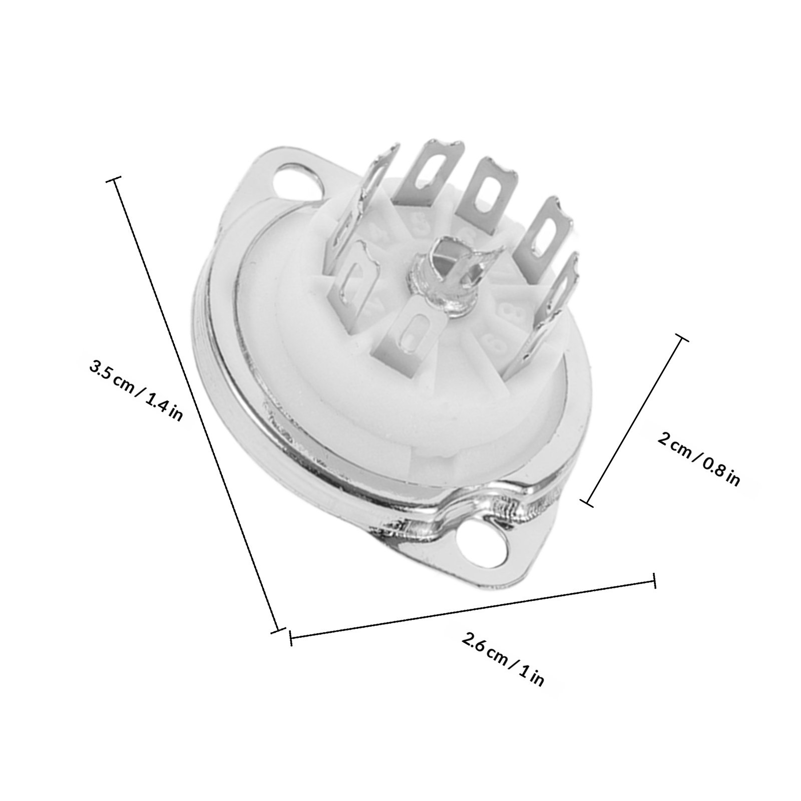 4 Stück 9-Pin Keramik-Röhrenso – Tube Amplifier Part Bewertung und Preis